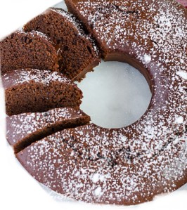 Ciambellone al bicchiere al cacao
