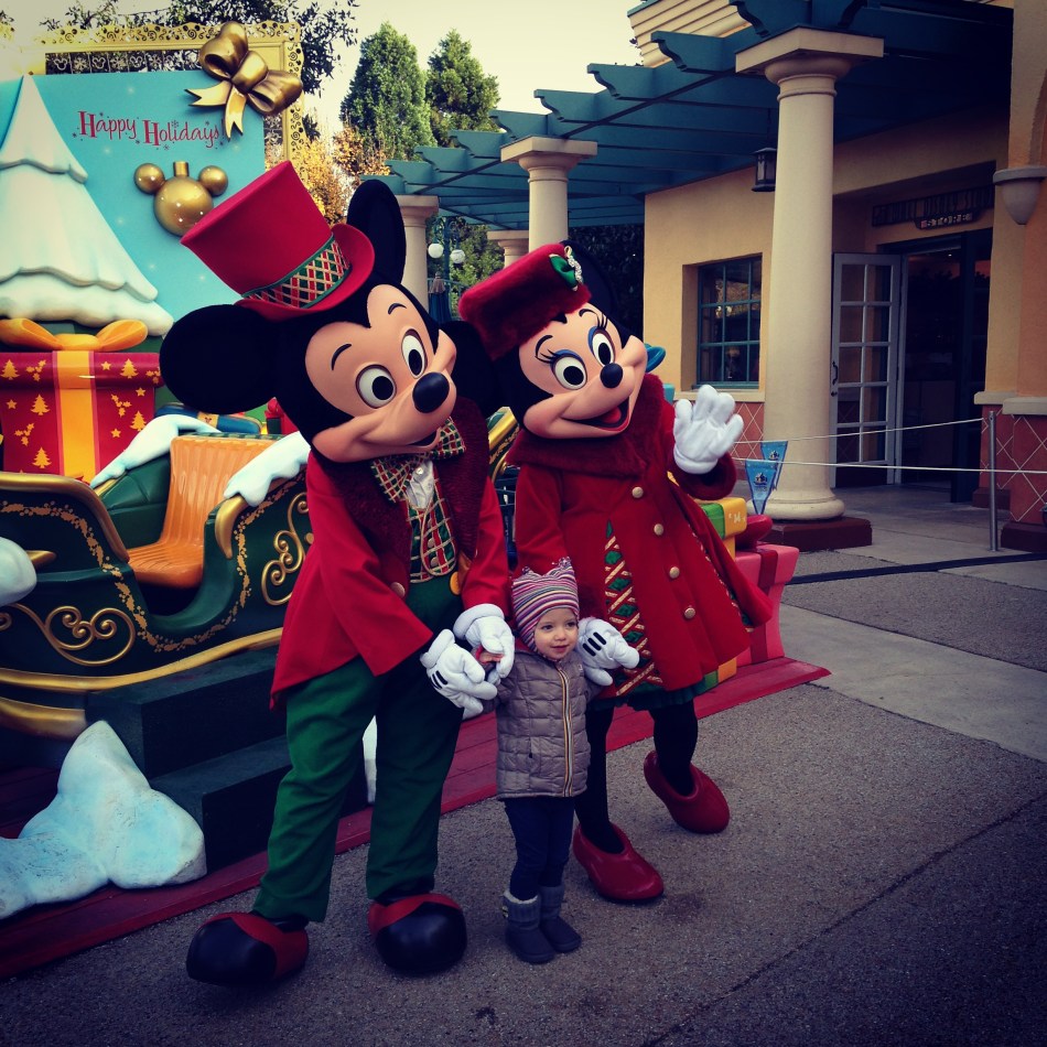 Foto con Minnie e Topolino