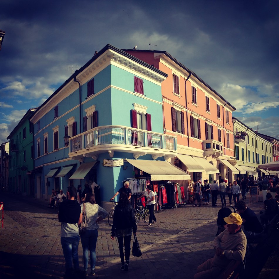 Cesenatico, case colorate