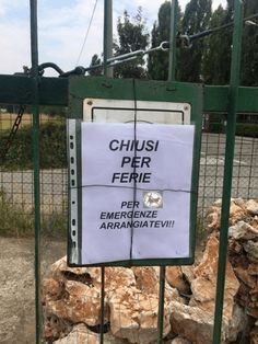 Per urgenze, ARRANGIATEVI!