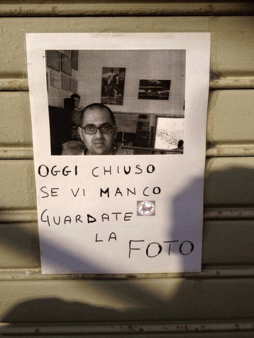 Se vi manco, guardate la foto