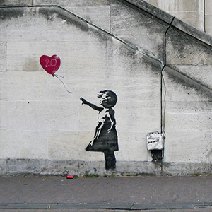 Girl with Balloon - Banksy